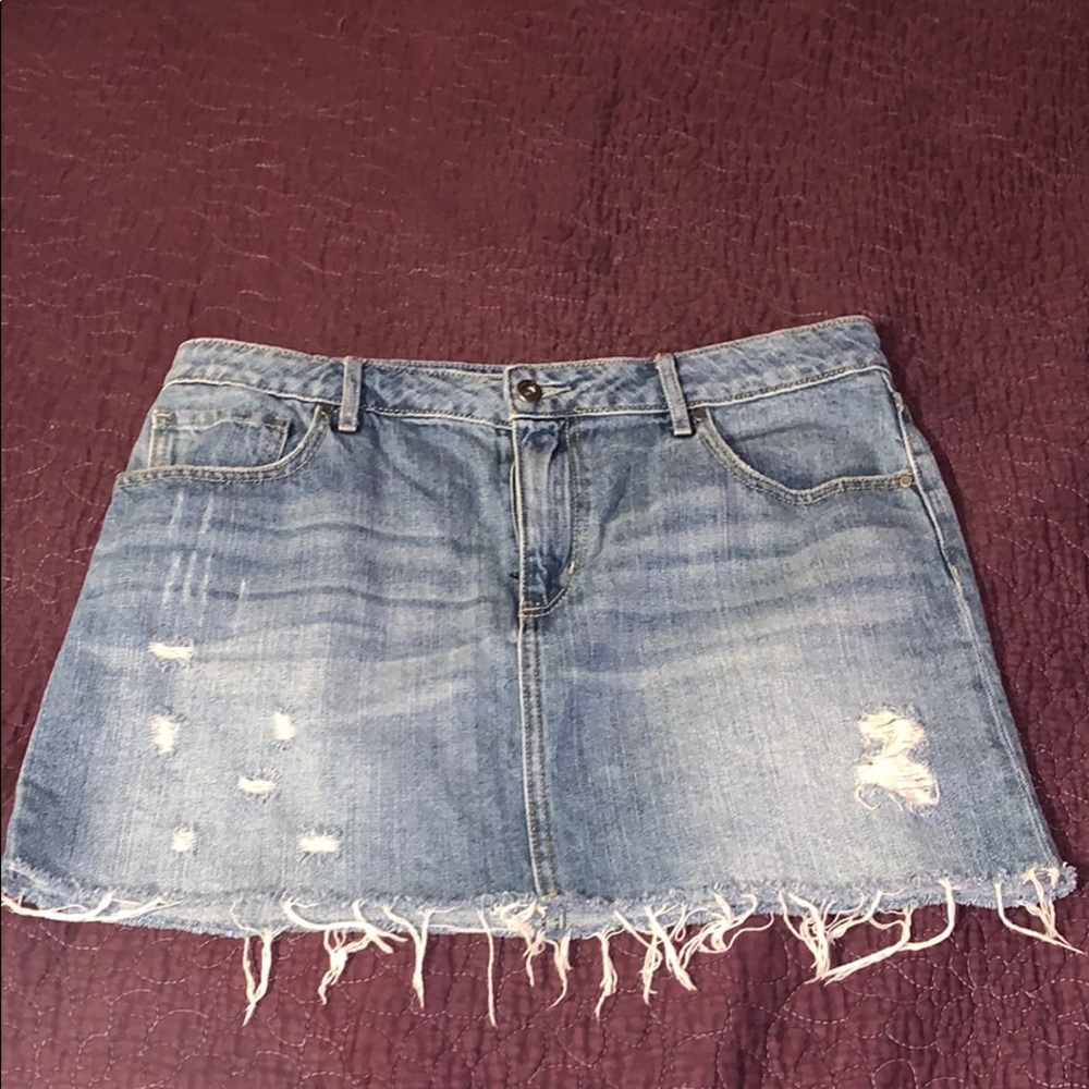 MELROSE AND MARKET DENIM SKIRT